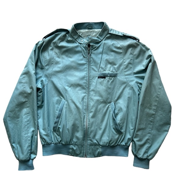 Vintage Peter England members only jacket, teal size M. - Picture 1 of 4